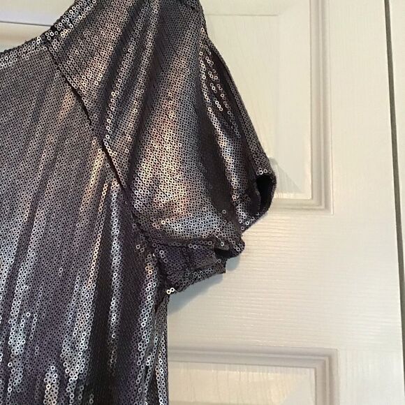 Free People Drenched in Sequins Embellished Mini Dress - Picture 6 of 8